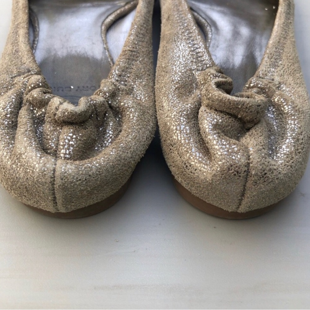 Tory Burch Miller Bronze/Gold Flats. Size 8. - Picture 7 of 9